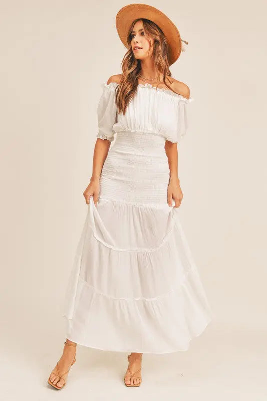 boohoo off the shoulder maxi dress Chocolate boohoo Plus Off The Shoulder Mesh Maxi Dress