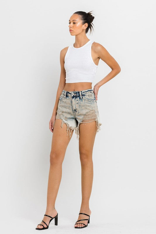 THE POPPY DISTRESSED SHORTS