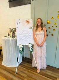 BLISSFULLY BLUSH FLORAL TIE-STRAP BUSTIER MAXI DRESS Uncommon Reign