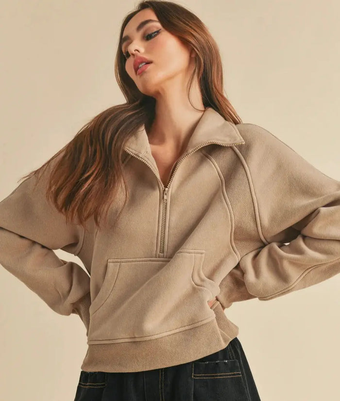 COOL MOVES HALF-ZIP PULLOVER