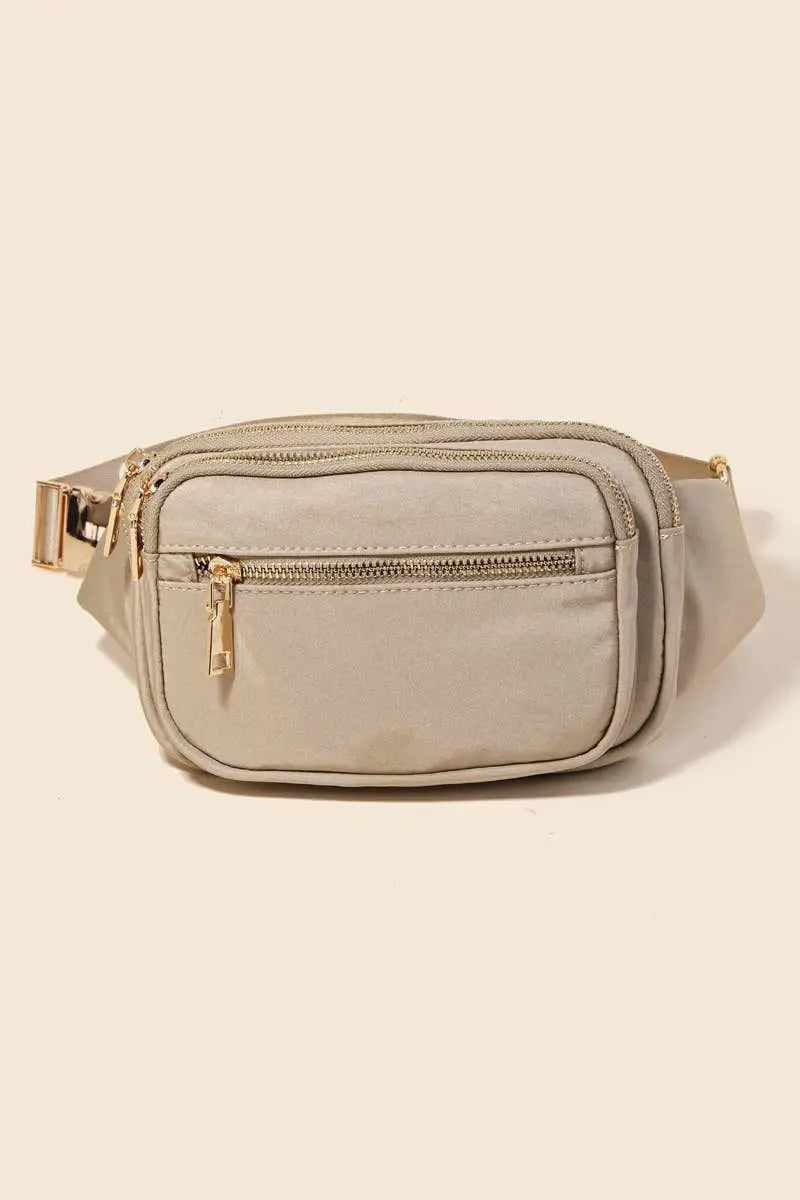 EVERYWHERE FANNY PACK-BEIGE Uncommon Reign