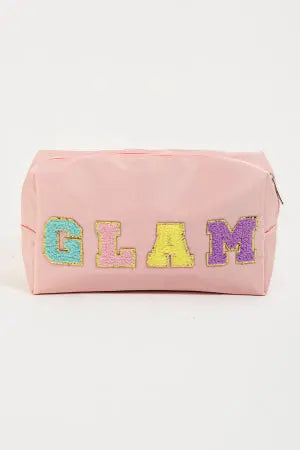 GLAM COSMETIC BAG - PINK - UNCOMMON REIGN