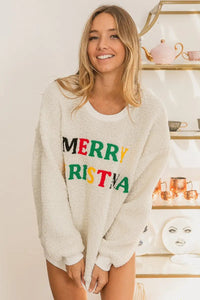 MERRY CHRISTMAS KNIT SWEATER