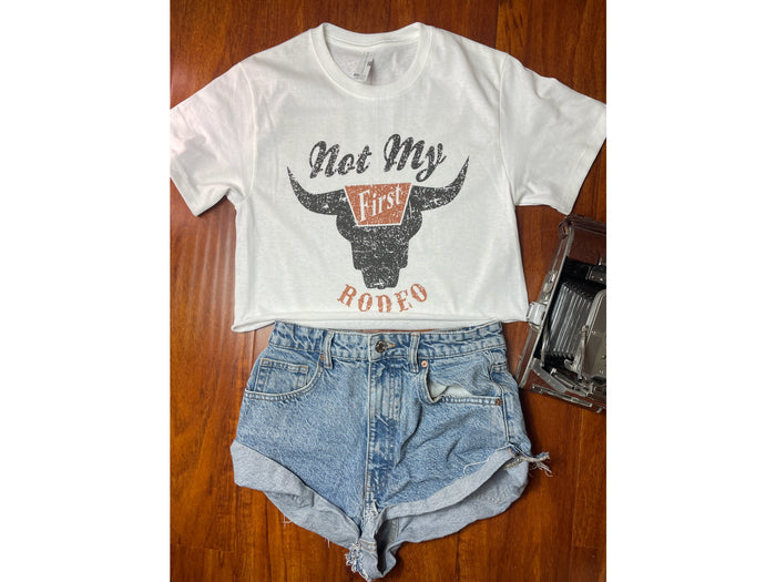 NOT MY FIRST RODEO CROP TOP