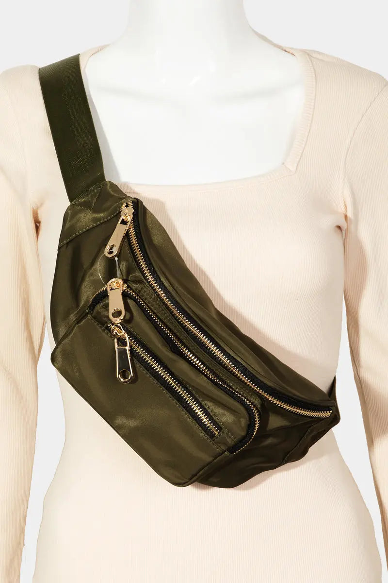 TAKE A HIKE FANNY PACK-OLIVE Uncommon Reign