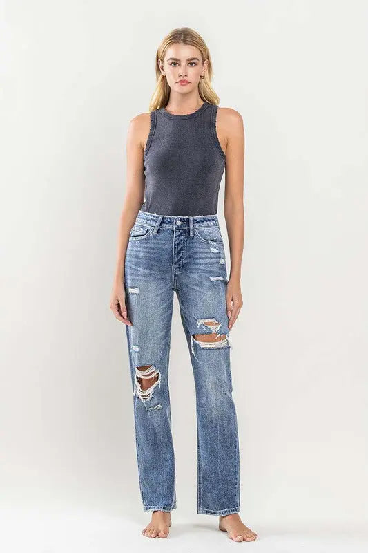 THE MAGGIE 90'S VINTAGE STRAIGHT JEANS Flying Monkey