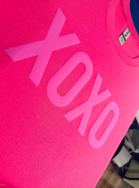 XOXO VALENTINES DAY SWEATSHIRT-HOT PINK