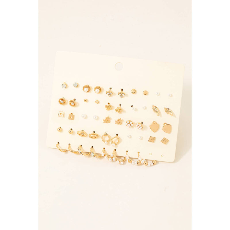 PEARL STUD EARRING SET - UNCOMMON REIGN