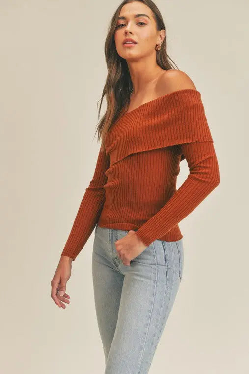 COME OVER KNIT SWEATER Uncommon Reign
