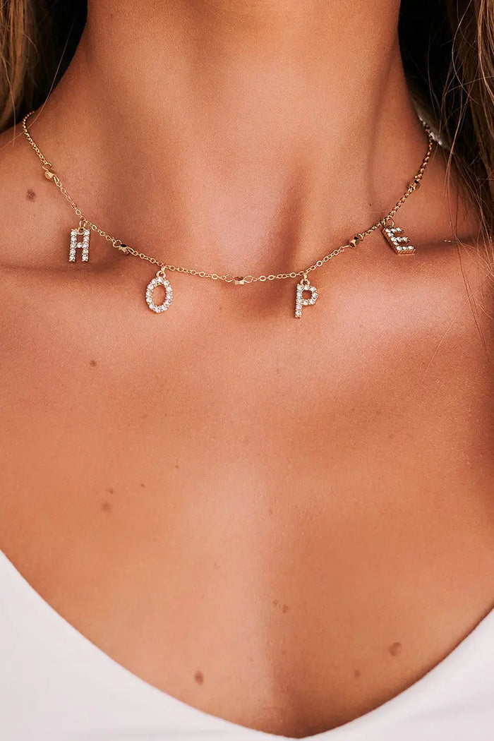 HOPE GOLD NECKLACE Uncommon Reign