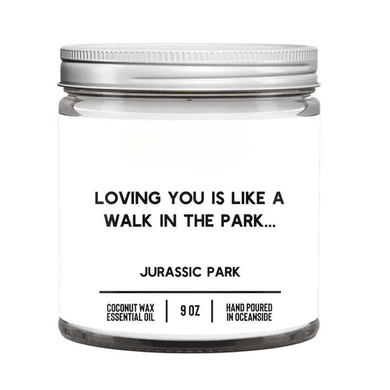 LOVING YOU IS LIKE A WALK IN THE PARK CANDLE Uncommon Reign