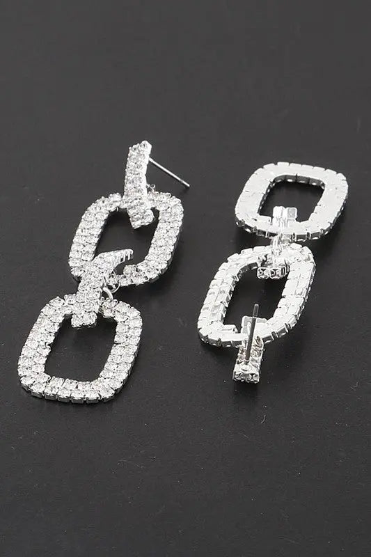 SILVER HOLIDAY VIBES DROP EARRINGS Uncommon Reign