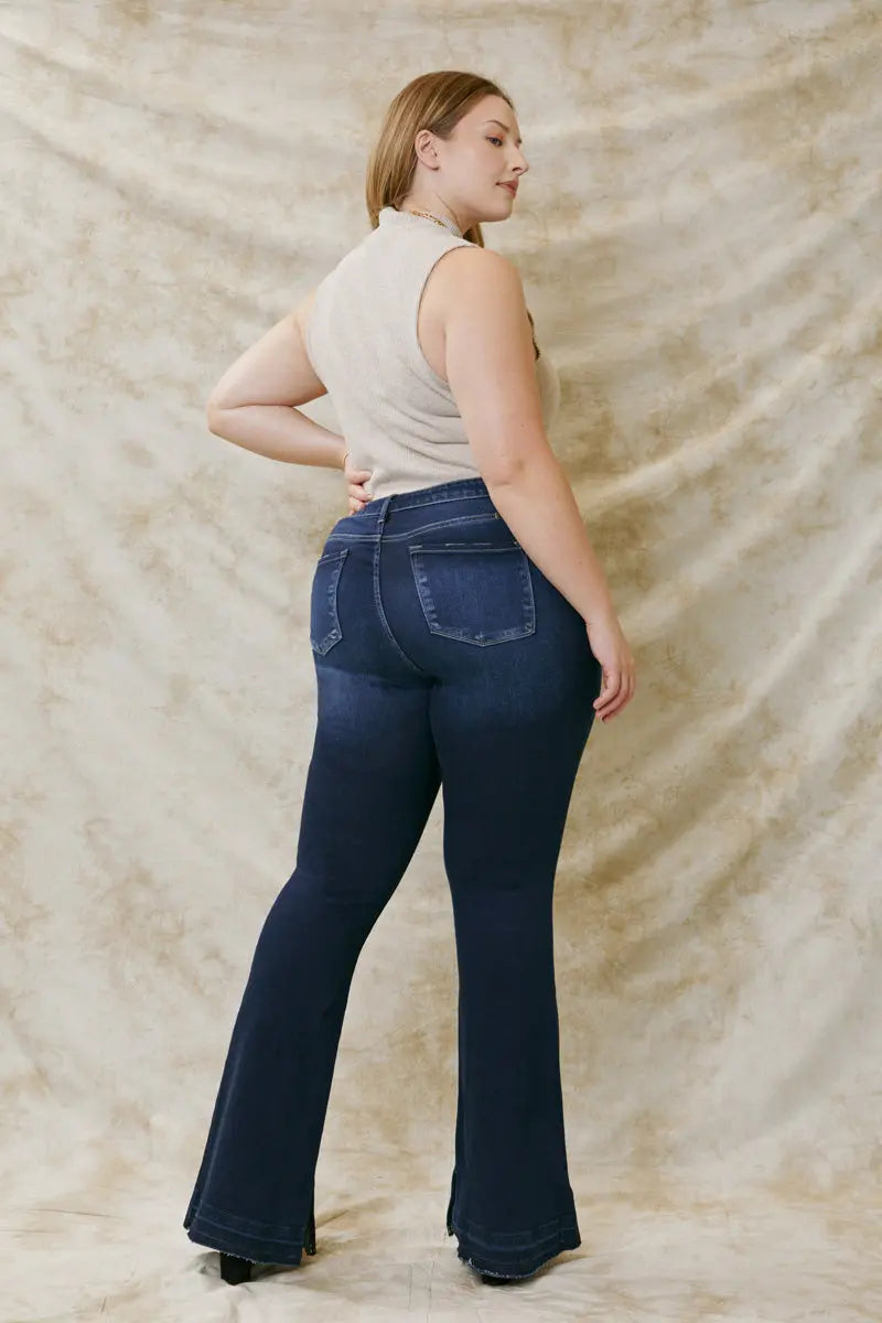 THE NORTH HIGH RISE FLARE JEANS Uncommon Reign