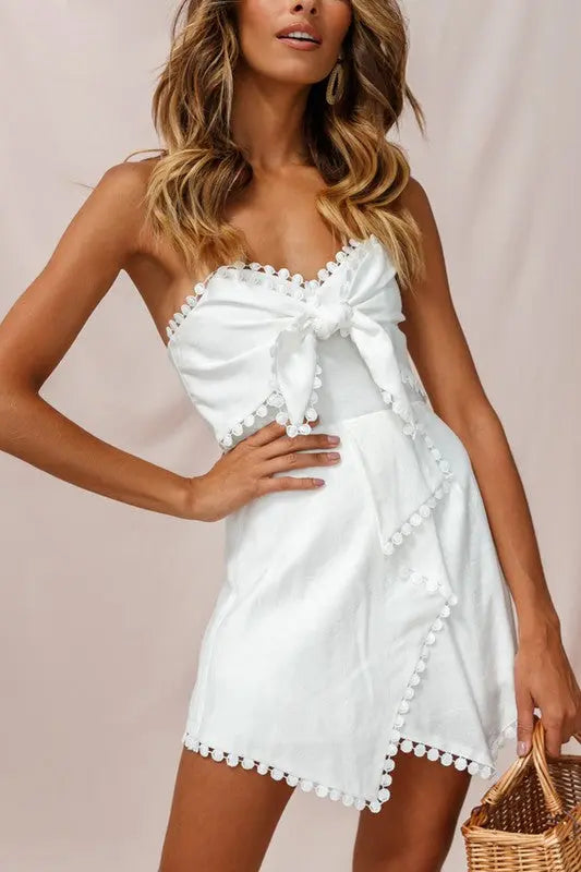 TOO BUSY FOR YOU PLAYSUIT - WHITE Uncommon Reign