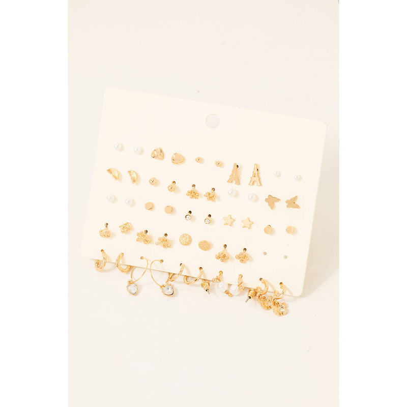PEARLY STUD EARRING SET - UNCOMMON REIGN